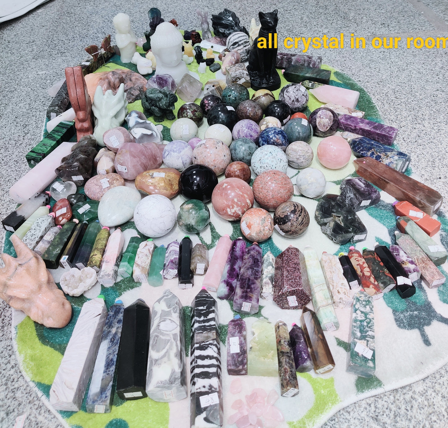 Fiona and zoe Crystals 50% off Towers Spheres Carvings And Its Accessories A New customer GET Pen Aromatherapy Cute size crystal For free ,over 30$ Get Astrolabe ,over 40$ get crystal beads,cue cart for free over $100