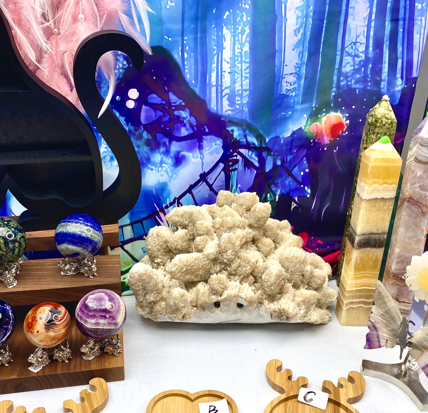 A Judy's 50% OFF Crystals Towers Spheres Carvings Chips And Its Accessories (self-select)