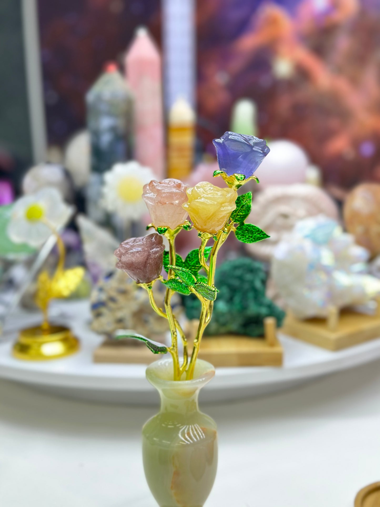 A Jessica's 50% OFF Crystals Towers Spheres Carvings Chips And Its Accessories (self-select)