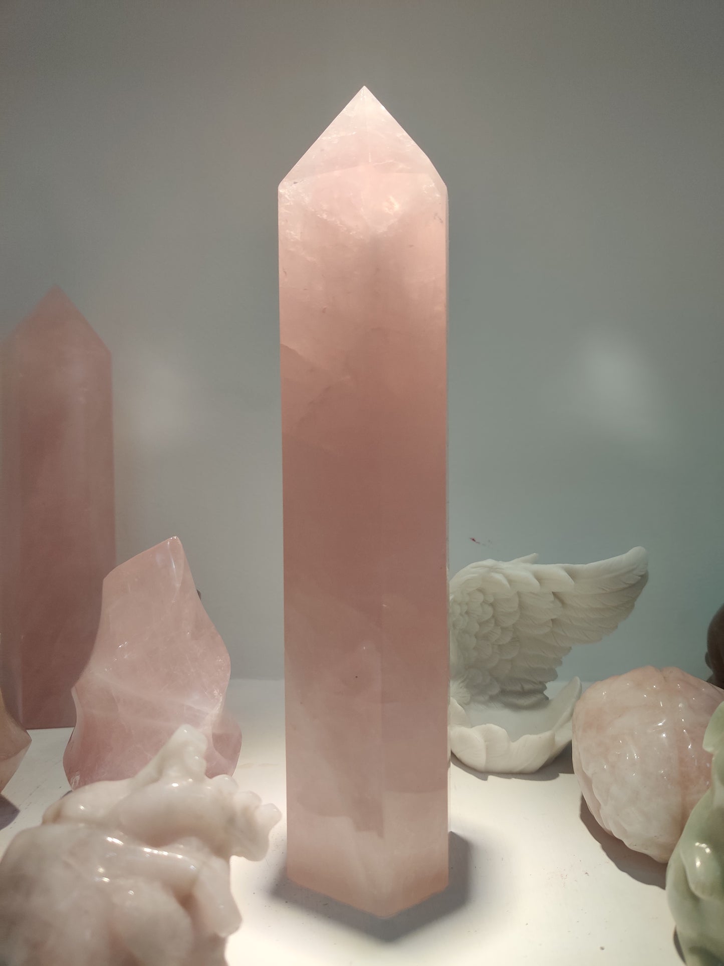 Rich Girls Crystal Tumble quartz/jasper/marble/jade/ with tower/sphere/carving/cube