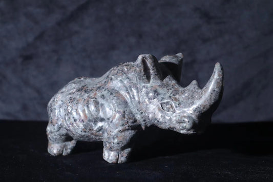 #50% OFF Rhinoceros Carving Hand-Carved Gemstone Handicraft