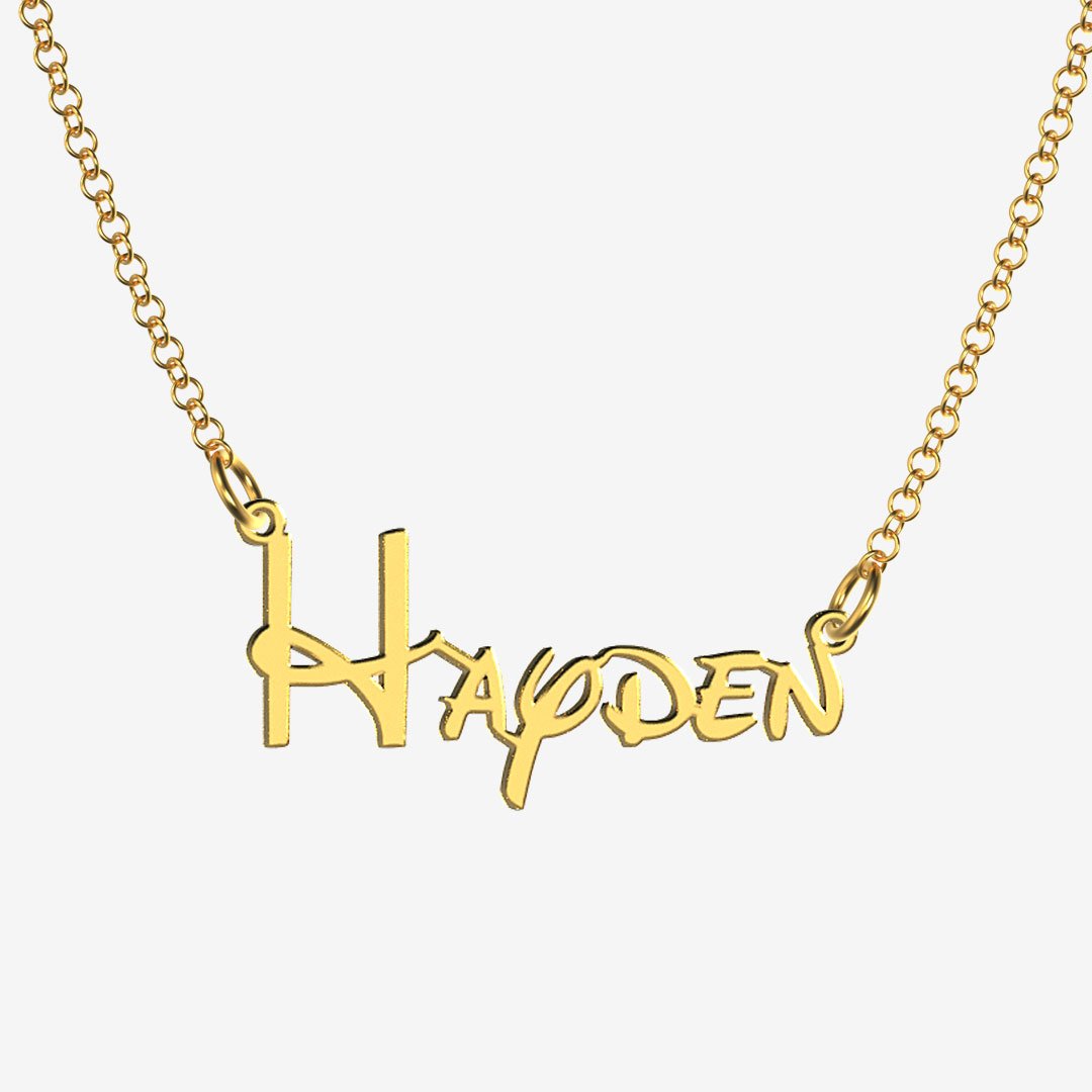 Hayden - Handmade Personalized Princess Style Name Necklace