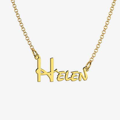 Helen - Handmade Personalized Princess Style Name Necklace