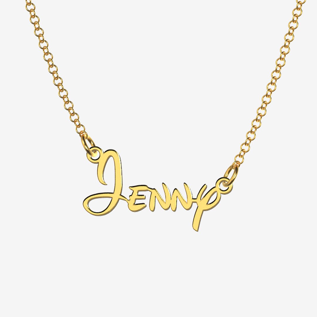 Jenny - Handmade Personalized Princess Style Name Necklace