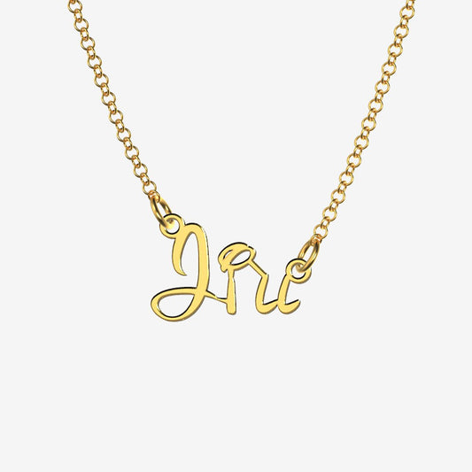 Jill - Handmade Personalized Princess Style Name Necklace