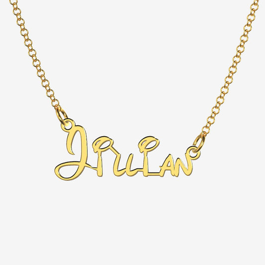 Jillian - Handmade Personalized Princess Style Name Necklace