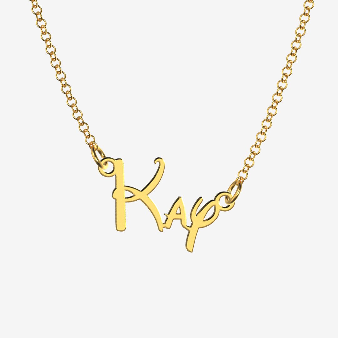 Kay - Handmade Personalized Princess Style Name Necklace