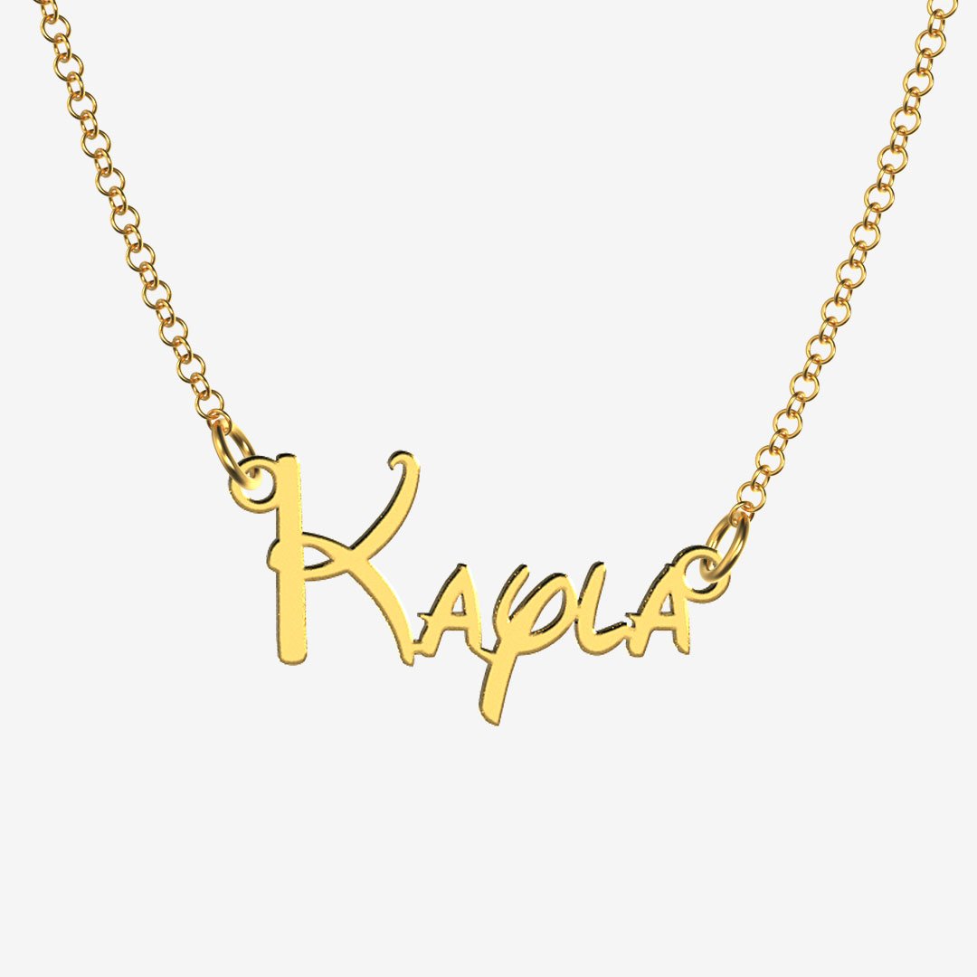 Kayla - Handmade Personalized Princess Style Name Necklace