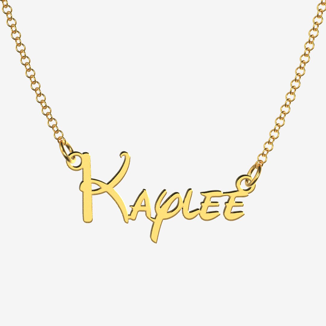 Kaylee - Handmade Personalized Princess Style Name Necklace