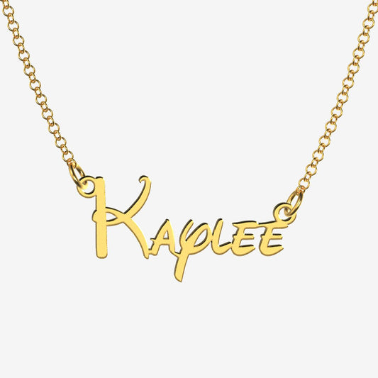 Kaylee - Handmade Personalized Princess Style Name Necklace