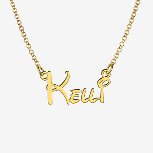 Kelli - Handmade Personalized Princess Style Name Necklace