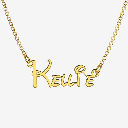 Kellie - Handmade Personalized Princess Style Name Necklace