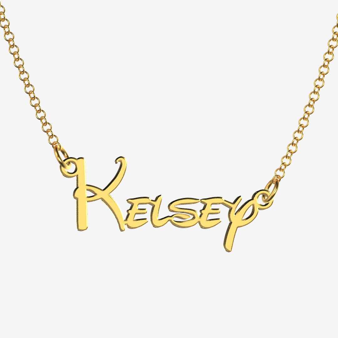 Kelsey - Handmade Personalized Princess Style Name Necklace