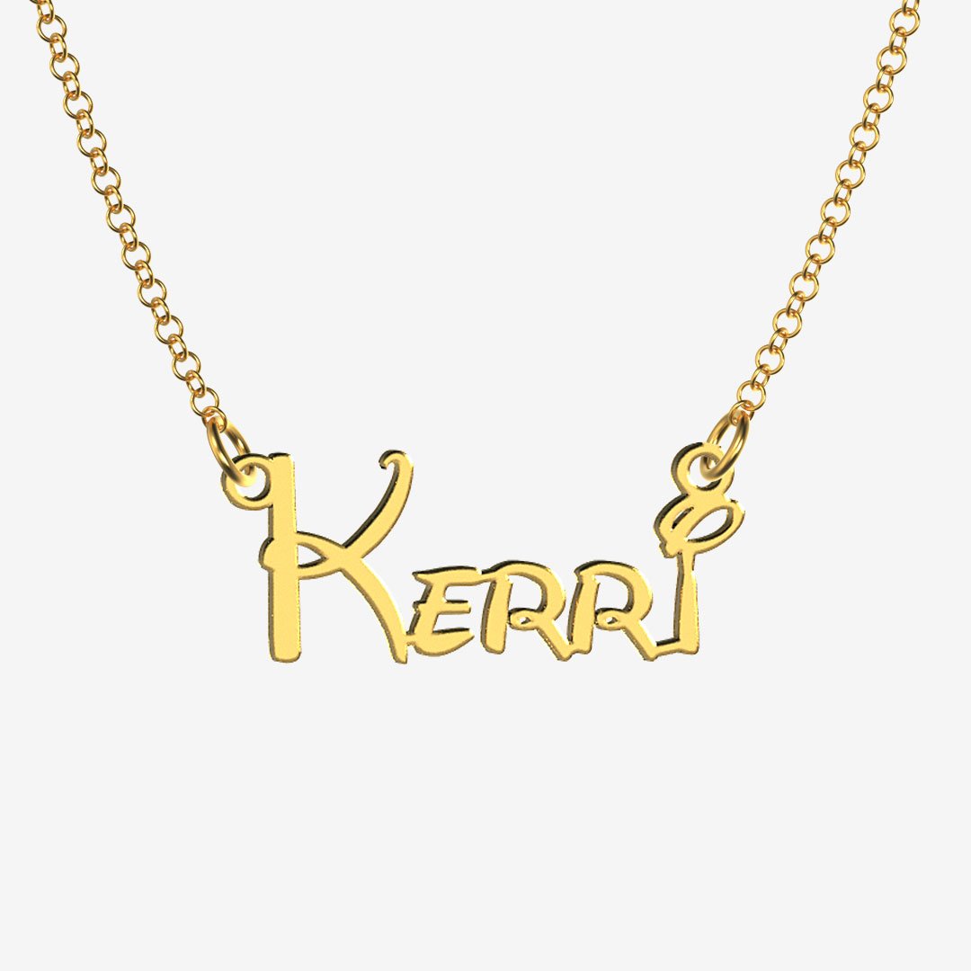 Kerri - Handmade Personalized Princess Style Name Necklace