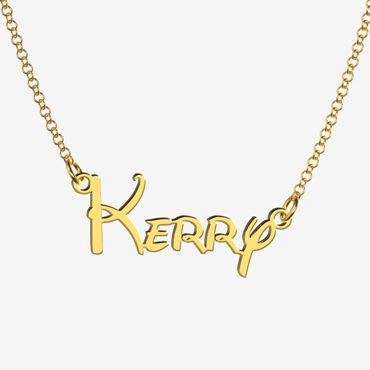 Kerry - Handmade Personalized Princess Style Name Necklace