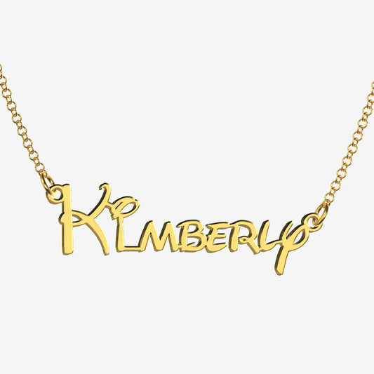 Kimberly - Handmade Personalized Princess Style Name Necklace