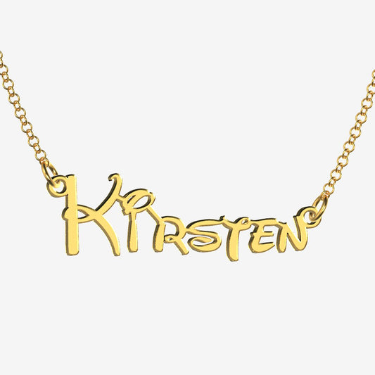 Kirsten - Handmade Personalized Princess Style Name Necklace