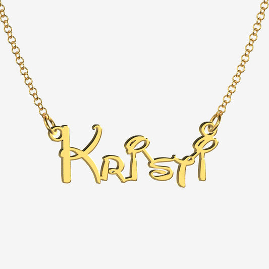 Kristi - Handmade Personalized Princess Style Name Necklace