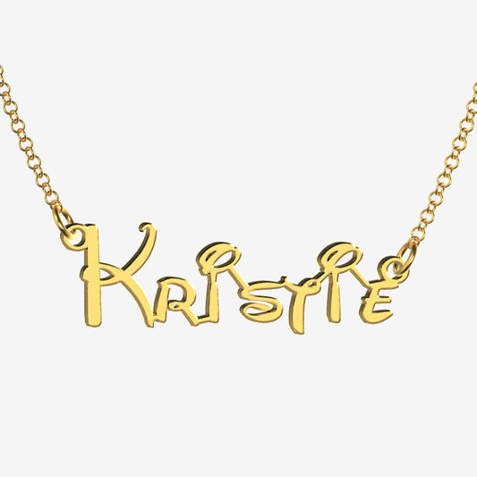 Kristie - Handmade Personalized Princess Style Name Necklace