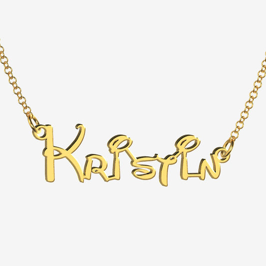 Kristin - Handmade Personalized Princess Style Name Necklace