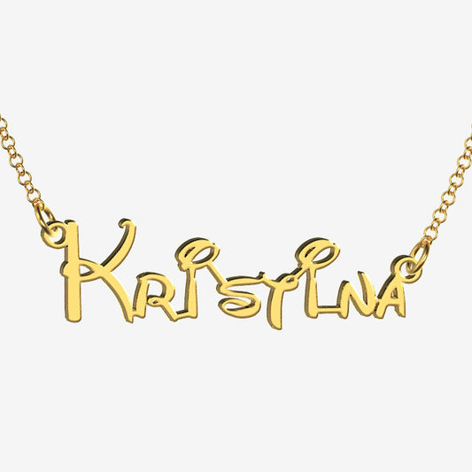 Kristina - Handmade Personalized Princess Style Name Necklace