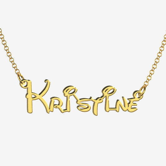 Kristine - Handmade Personalized Princess Style Name Necklace
