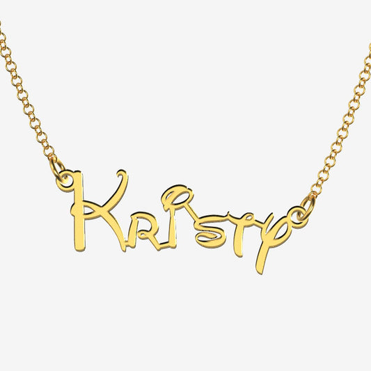 Kristy - Handmade Personalized Princess Style Name Necklace