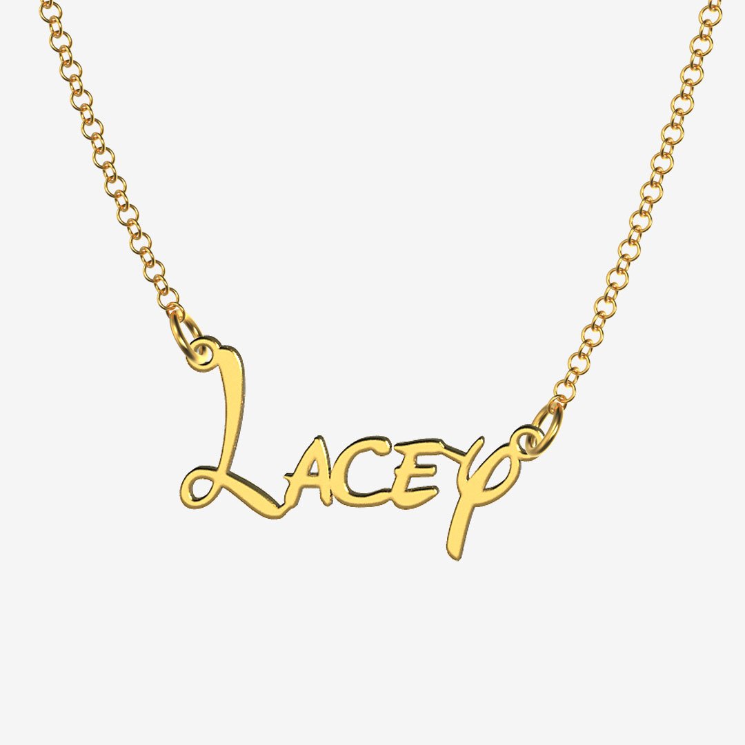 Lacey - Handmade Personalized Princess Style Name Necklace