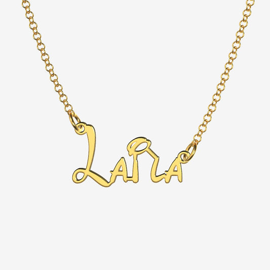 Laila - Handmade Personalized Princess Style Name Necklace