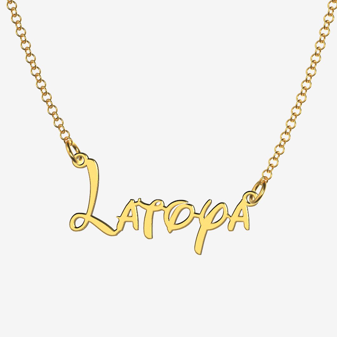 Latoya - Handmade Personalized Princess Style Name Necklace