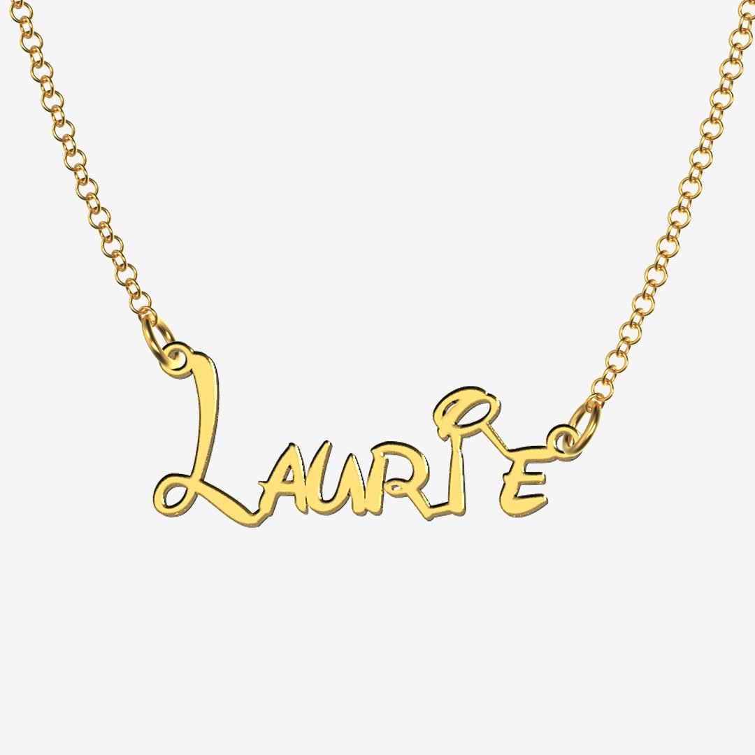 Laurie - Handmade Personalized Princess Style Name Necklace