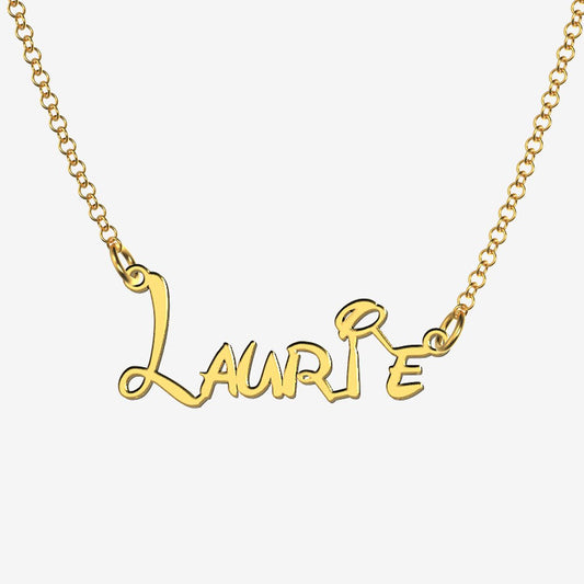Laurie - Handmade Personalized Princess Style Name Necklace