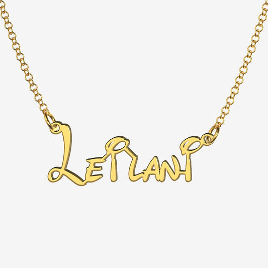 Leilani - Handmade Personalized Princess Style Name Necklace