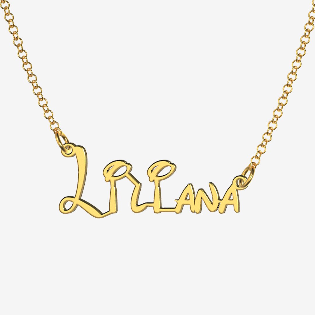 Liliana - Handmade Personalized Princess Style Name Necklace