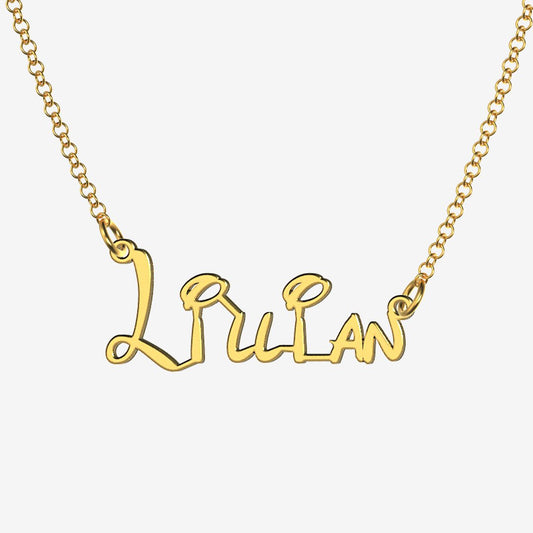 Lillian - Handmade Personalized Princess Style Name Necklace
