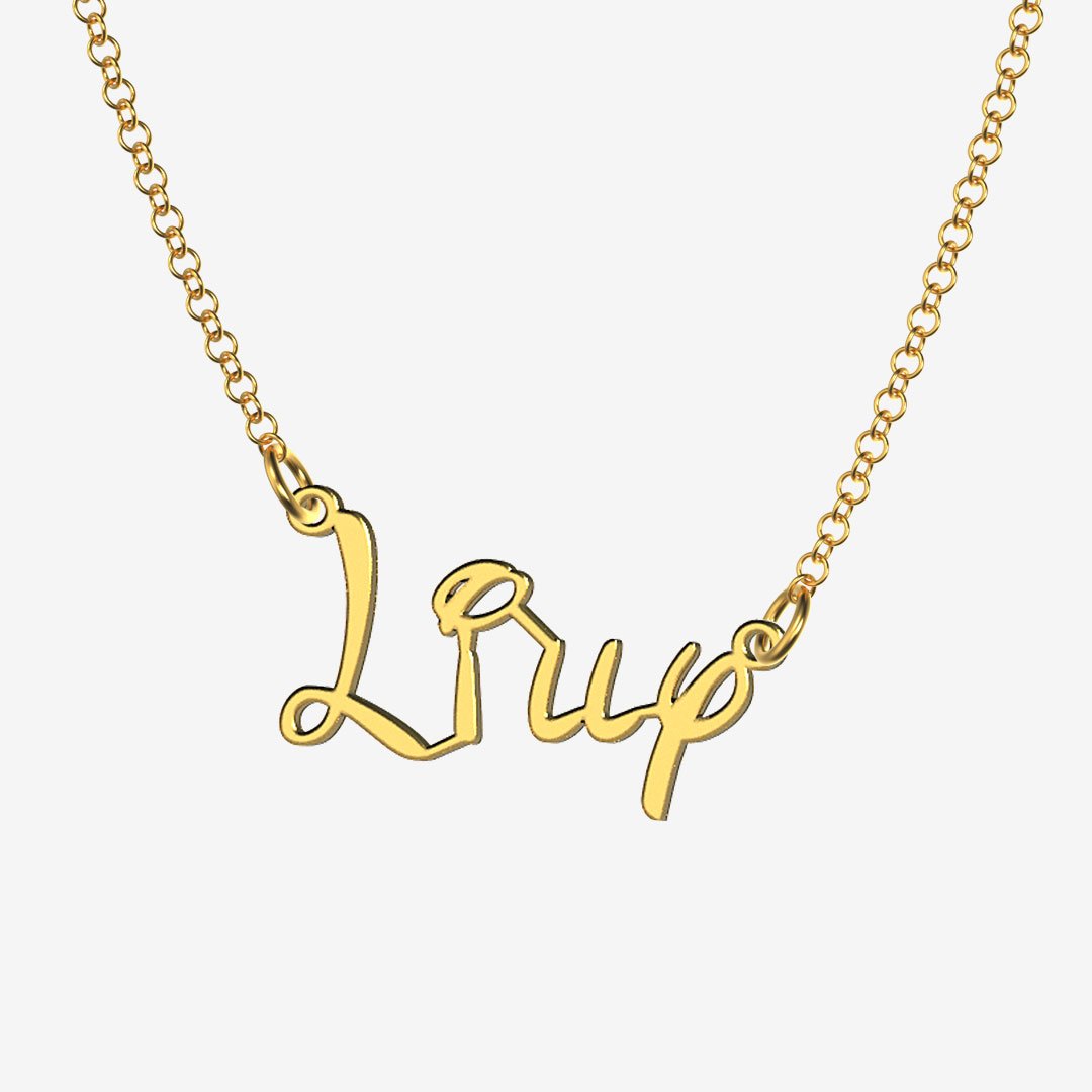 Lilly - Handmade Personalized Princess Style Name Necklace