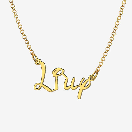 Lilly - Handmade Personalized Princess Style Name Necklace