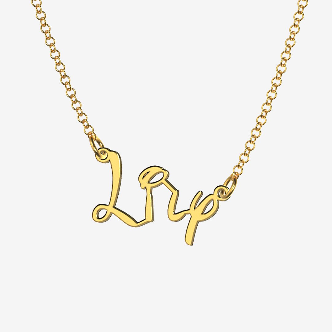 Lily - Handmade Personalized Princess Style Name Necklace