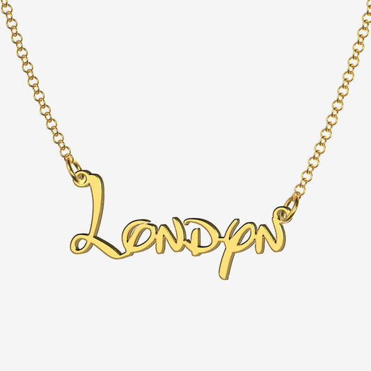 Londyn - Handmade Personalized Princess Style Name Necklace