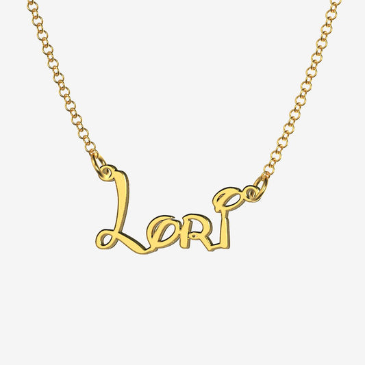 Lori - Handmade Personalized Princess Style Name Necklace