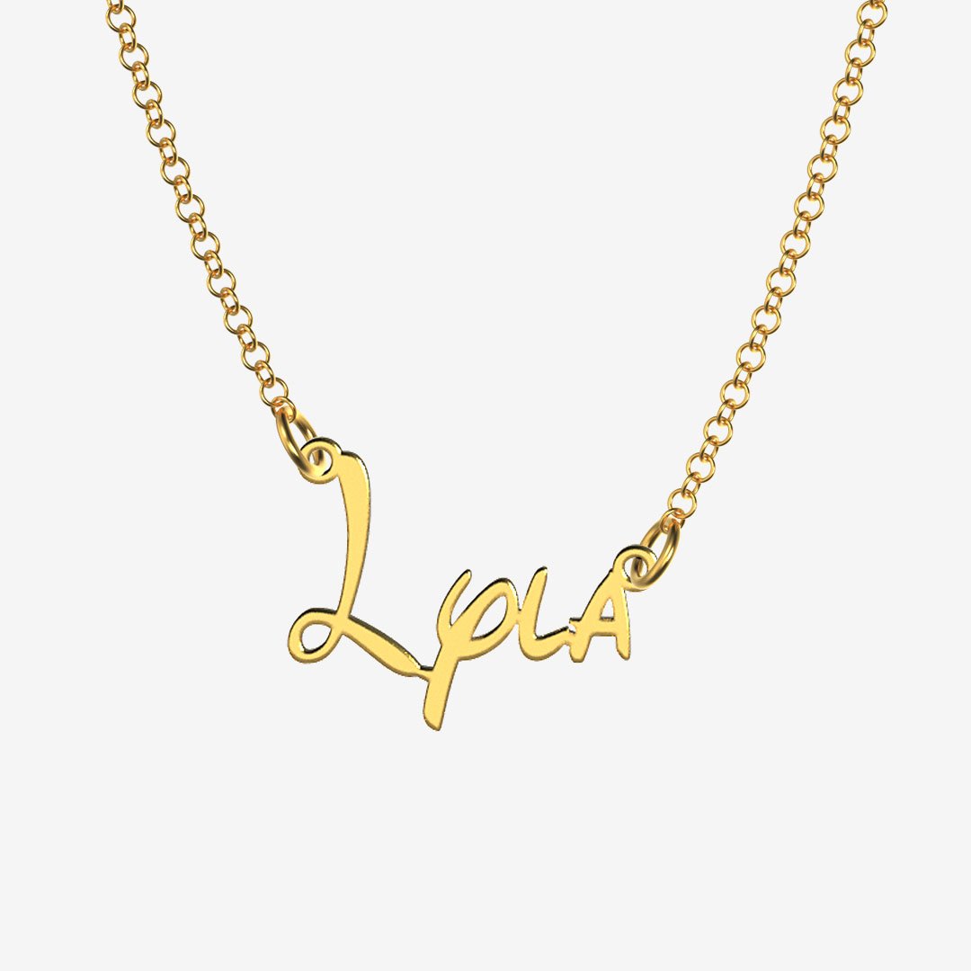 Lyla - Handmade Personalized Princess Style Name Necklace