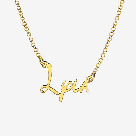 Lyla - Handmade Personalized Princess Style Name Necklace