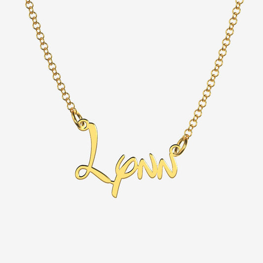 Lynn - Handmade Personalized Princess Style Name Necklace