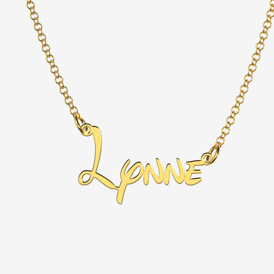 Lynne - Handmade Personalized Princess Style Name Necklace