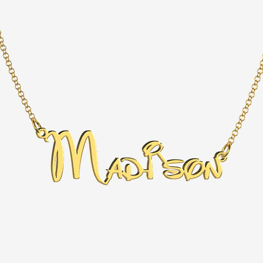 Madison - Handmade Personalized Princess Style Name Necklace