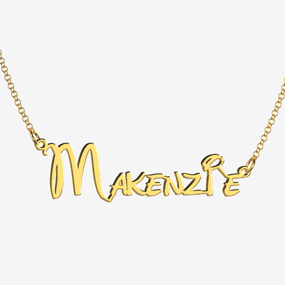 Makenzie - Handmade Personalized Princess Style Name Necklace