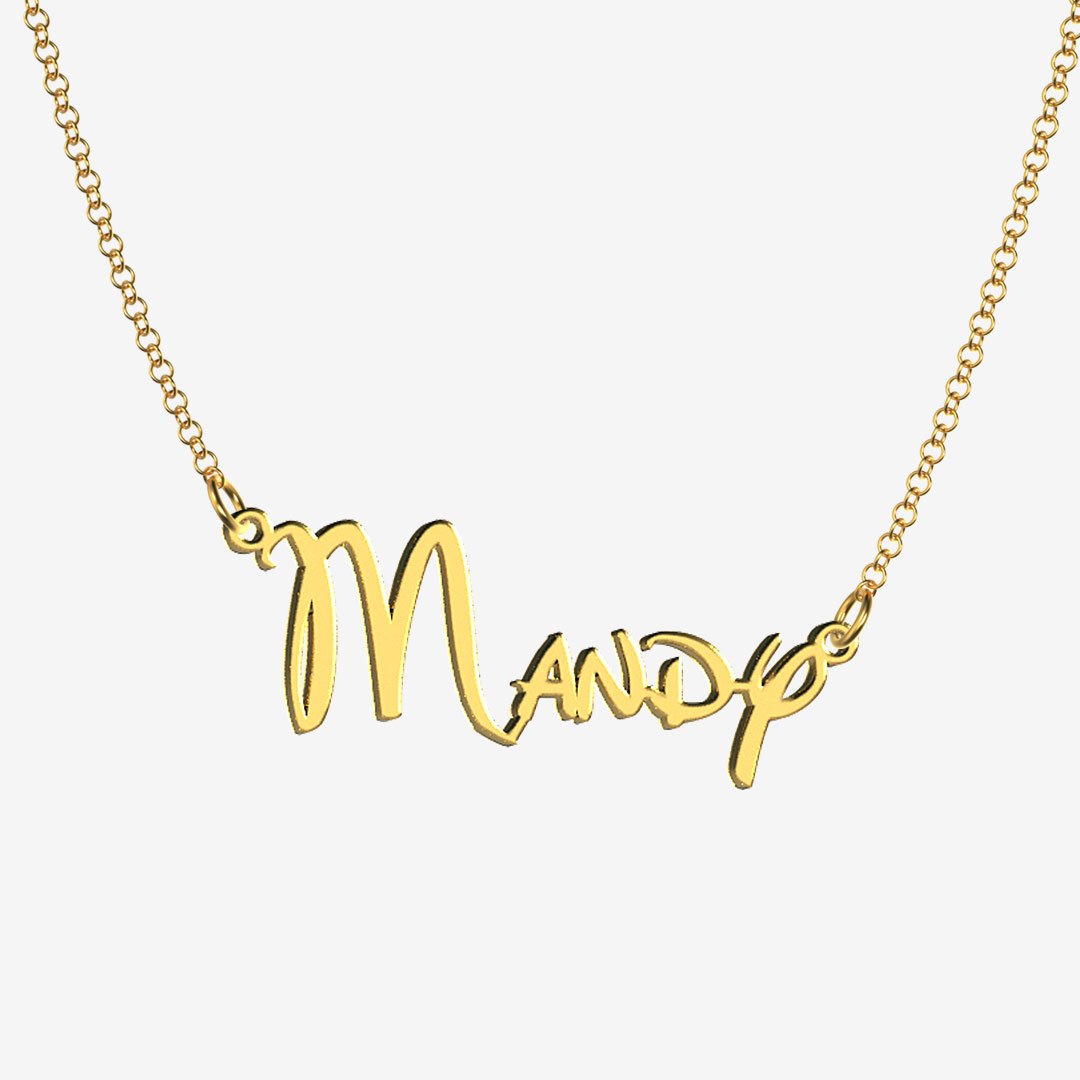 Mandy - Handmade Personalized Princess Style Name Necklace