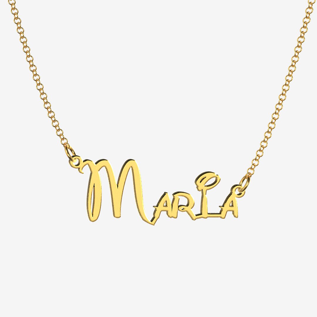 Maria - Handmade Personalized Princess Style Name Necklace