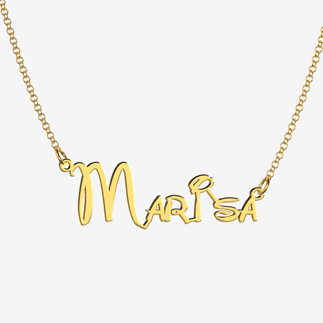 Marisa - Handmade Personalized Princess Style Name Necklace