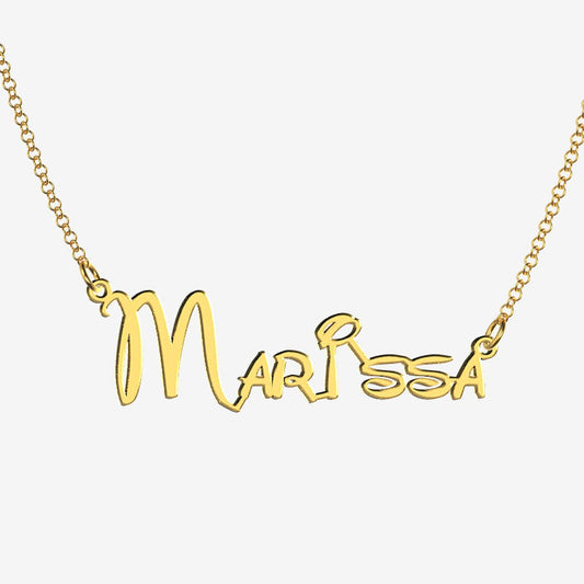 Marissa - Handmade Personalized Princess Style Name Necklace